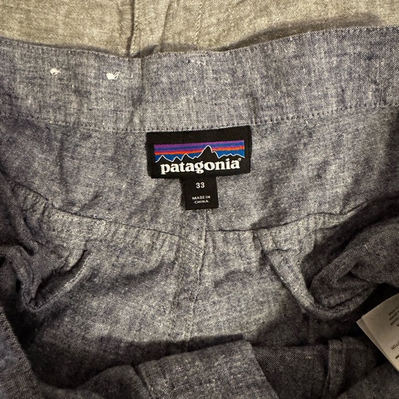 Patagonia Blue, Tan and Gray Flat Front Shorts Relaxed Fit Lot - Picture 5 of 12